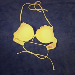 VS neon yellow bikini top